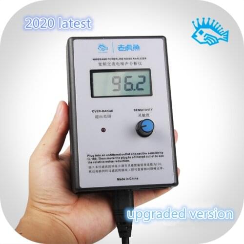 2020 New OLED Display Mains Noise Tester EMI Measuring Instrument Broadband AC Power Supply Ripple Analyzer line EMI meter