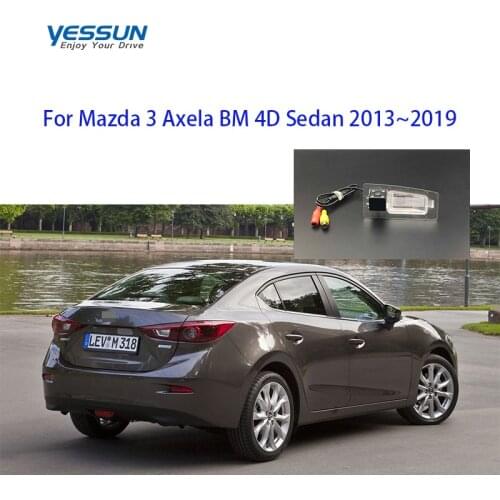 Yessun Rear view camera For Mazda 3 Axela BM 4D Sedan 2013~2019 mazda 3 bm HD CCD night view camera/license plate camera