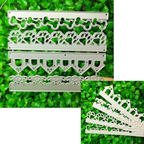 Metal cutting die suitable for DIY scrapbook greeting card album making 3D creative dog house footprint bone 2021 NEW