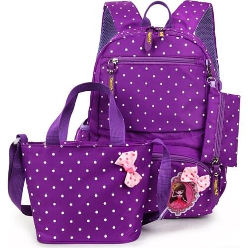 3pcs/Set Cute School Bags backpack Girls Children travel Backpack Princess Orthopedic School Bags Rucksack school bag Mochila