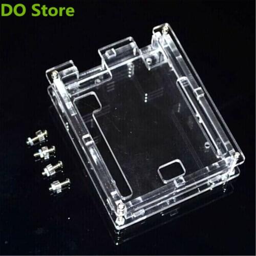 DO Mini Acrylic Transparent Protection Box UNO R3 Development Board Protection Enclosure DIY For Arduino Unassembled