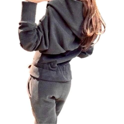 2019 new fashion brand cotton casual trousers suit fall new casual trousers and senior grey vest and hoodiev Hoodies three-piece