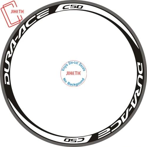New C50 2Wheels/set Road Bike 700c Wheel Rim Sticker Bicycle Stickers Bike Decals Wheel Stickers Road Bike Racing Wheel Decals