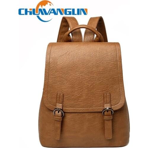 Chuwanglin Women Genuine Leather backpack Shoulder Bag Female Backpack Ladies Travel Backpack Mochilas SchoolBags 4201044