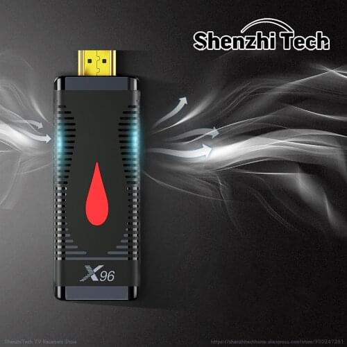 X96 S400 4K TV Stick Portable Mini Box Android 10 with Quad Core WIFI Smart IPTV OTT Receiver for M3U Digital Media Player 2021