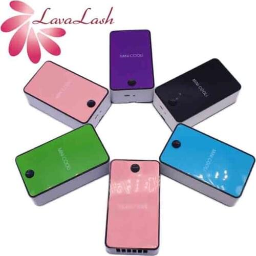 10PCS Mini USB Cooling Air Conditioning Fan Blower Glue Grafted Eyelashes Dedicated Dryer 5 Colors Beauty Shop Eyelash extension