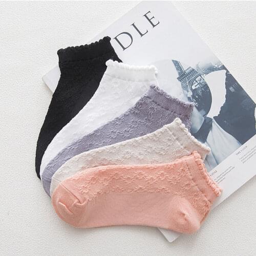 Frilly mesh socks ruffle cute woman kawaii calcetines women meias mulher skarpetki damskie kobieta skarpety calcetas mujer sock