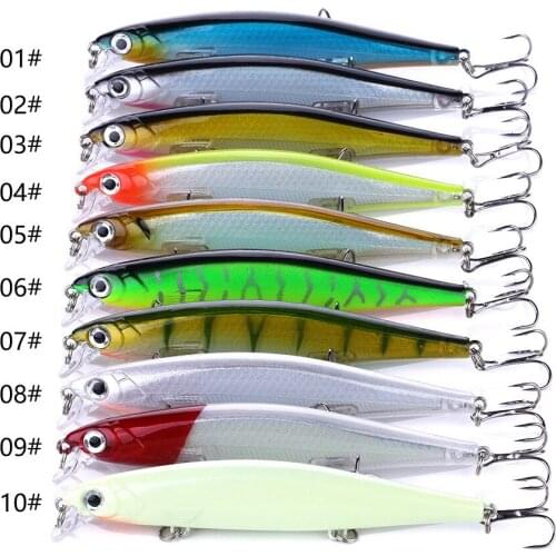 100pcs/lot Lures Wholesale Fishing Minnow Peche Bass Trolling Isca Artificial Hard Bait Crankbait Carp Wobbler for Fishing