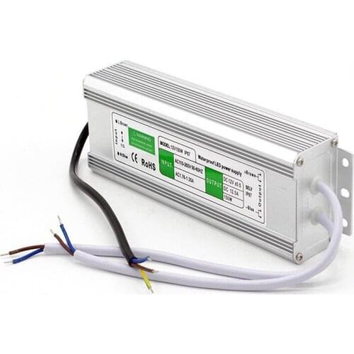 12V 12.5A 150W Waterproof Driver Transformer Power Supply Strip Switch 110V/260V for CCTV Camera/LED/Monitor