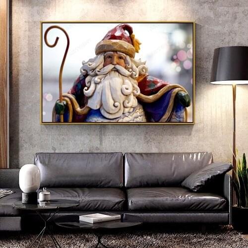 Artcozy Oil Canvas Painting santa_claus_christmas For Home Decoration Wall Art