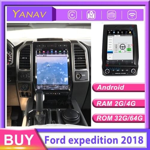 Tesla style Vertical screen android car multimedia for-ford expedition 2018 vin no Car GPS Navigation Car Stereo radio Player