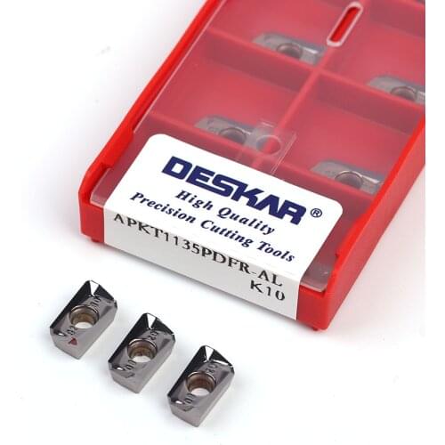 DESKAR APKT1003PDFR AL APKT1135PDFR APKT1604PDFR APKT1604PDFR MA K10 Original CNC Lathe Cutting Tool Aluminum Turning Tool