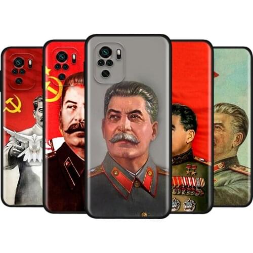 Stalin Soviet Union For Xiaomi Redmi Note 10S 10 9 9S 9T 8T 8 7 6 5 Pro Max 5A 4X 4 5G Soft Silicone Phone Case