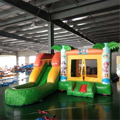 Inflatable Water Game Outdoor Kids Entertainment Trampoline Bounce Combo Playground Amusement Park