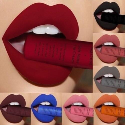 New 2020 34 Color Choose Women Girls Cosmetic Makeup Lip Gloss Long Lasting Moisturizer Waterproof Matte Velvet Liquid Lipstick
