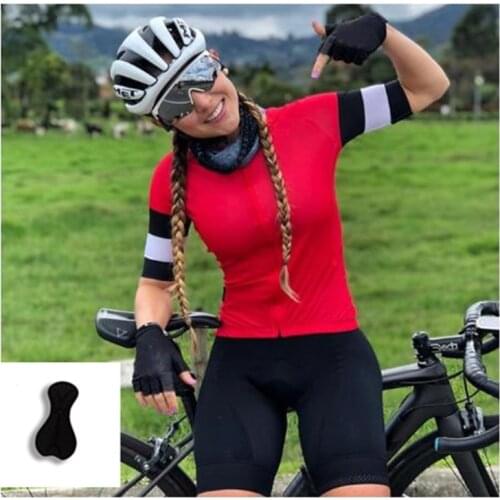 2021 New Womens One-Pieces Breathable Short sleeve Female Skin Suit, Bike Triathlon Woman Cycling Jersey Set Triathlon Jumpsuit