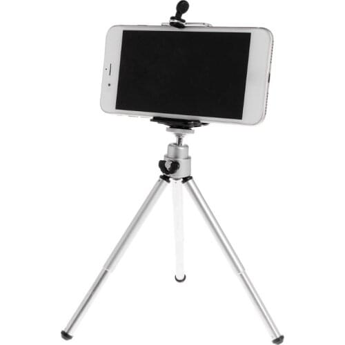 Tripod Stand With Clip Rotary Aluminium Alloy Holder For Phone Laser Level Digital SLR Camera