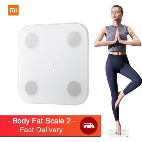 Xiaomi Smart Composition Body Fat Scale 2 Bluetooth 5.0 Balance Test 13 Body Date BMI Health Weight Scale 2 Monitor LED Display