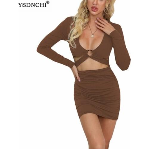 YSDNCHI Summer Knitted Dresses