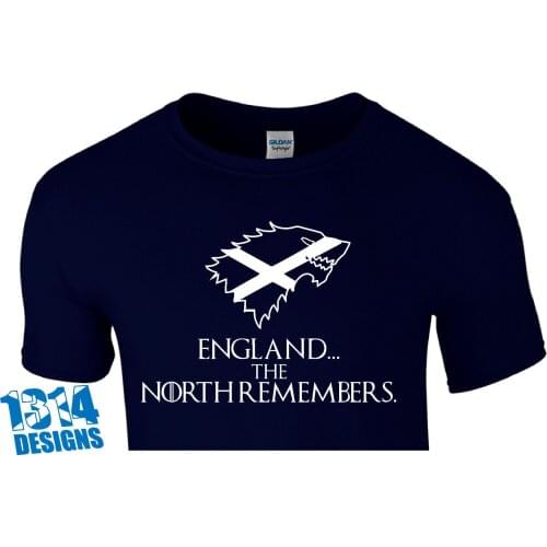Brand O-Neck Oversize Style Tee Shirts Styles The North Remembers T Shirt - Scottish Funny Scotlandfunny Shirts