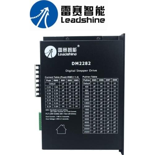 Leadshine DM2282 Digital Stepper Driver 2 phase cnc stepping driver 2.2~8.2A 180~240VAC Matching Nema34 42 52 Motor