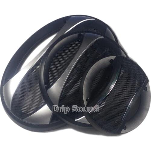 For 4"/6.5"/6"x9" inch Car Audio Speaker Conversion Net Cover Decorative Circle Metal Mesh Grille