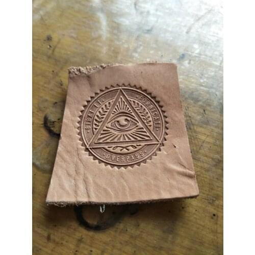 Eye of power pattern Hand-work unique design leather working tools carving punches stamp craft tools