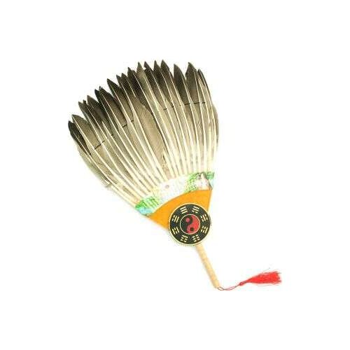 2021 Hot Sell Real Unisex Plastic New arrival Toy Zhuge Gossip Feathers Goose Feather Fan White Hole Ming Fan Toys Gift Props
