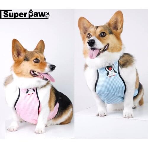 Cute Dog Corgi Apron Protect Tummy Waterproof Pet Clothes Small Medium Short Leg Dogs Clothing Pug Teddy French Bulldog CTC02