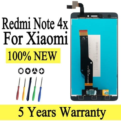 100% NEW Wholesale LCD For Xiaomi Redmi Note 4X LCD Display Screen For Redmi Note 4 Global Version LCD Only For Snapdragon 625