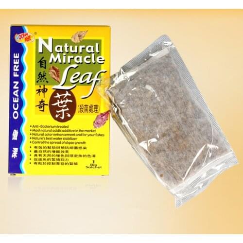 New Aquarium Natural Miracle Leaf Almond Leaves In Fish Tank Filter Improve Water Quality Stablize PH Singapore Ocean Free Leaf