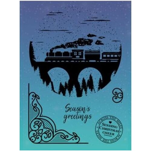 Train Transparent Clear Silicone Stamp/Seal for DIY scrapbooking/photo album Decorative clear stamp M1441