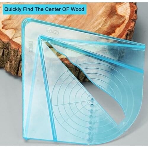 Clear Center Finder for Round Octagon Hexagon Stock Woodwork Accessories Measuring Gauging Equipment Percision Measuring Tools