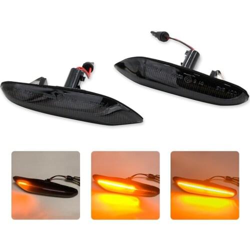 SUNKIA LED Side Marker Light for BMW E61 Wagon/E82 Coupe/E88 Convertible/E91 Wagon