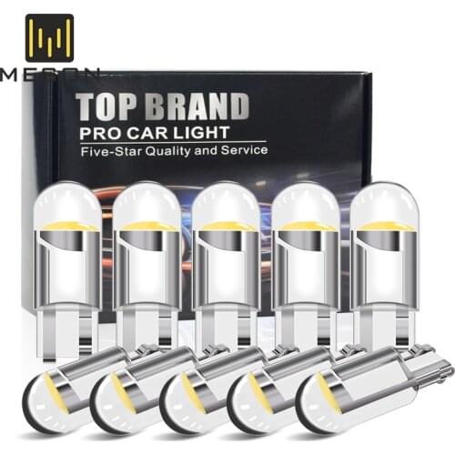 T10 LED W5W LED WY5W 194 168 501 2825 COB LED Car Wedge Parking Lights Side Door Bulb Instrument Lamp Auto License Plate Light