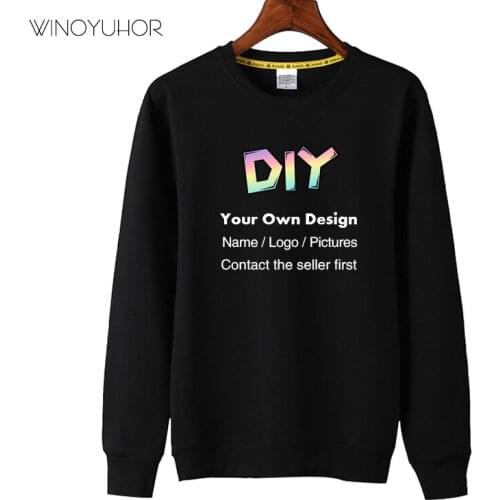 Your Own Design Brand Logo/Picture Custom Print Boy Girl DIY Sweatshirt Kid Long Sleeve Casual Hoodies Children Pullovers