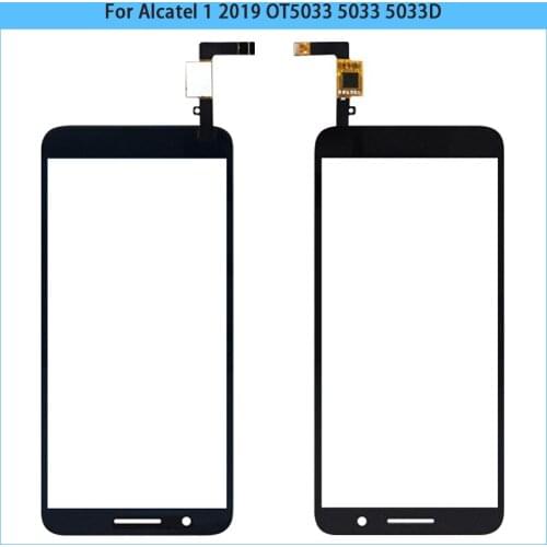 10Pcs For Alcatel 1 2019 OT5033 5033 5033D 5033X 5033Y 5033A 5033J Touch Screen Digitizer Sensor Panel Front Glass Lens Replace