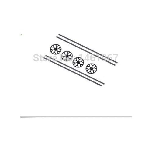 4 pieces WLtoys V930 V977 RC Helicopter Parts Tail Boom V977-011 +4pcs gear