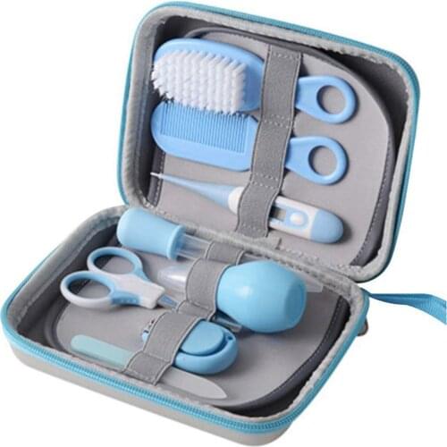 Mother Infant Dropper Feeder Nose Aspirator Temperature Set Baby Comb And Brush Combination Mini Nail Clippers