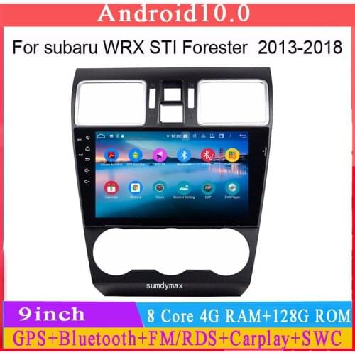 9inch Octa core android10 car multimedia player for subaru WRX XV forester 2014-2018 gps navigation car radio stereo Carplay