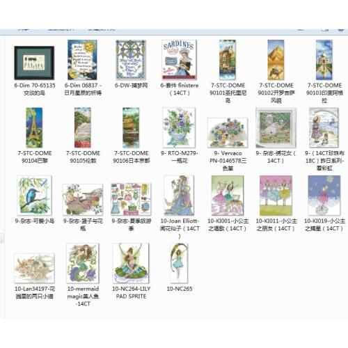 Angel girls 4.87usd light coffee 5 Counted Cross Stitch 11CT 14CT 18CT DIY Chinese Cross Stitch Kits Embroidery Needlework Sets