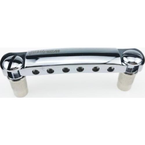 Wilkinson Chrome Tune-O-Matic Style Electric Guitar Bridge For LP Guitar