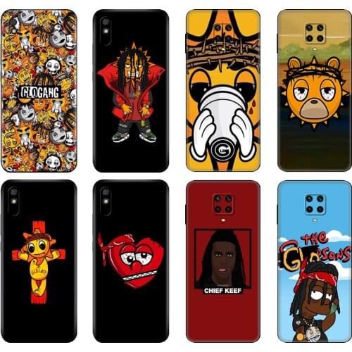 Black tpu Case For Xiaomi Redmi 7A 8 8A 9 9A 9C Case Redmi Note 8T 8 Pro T Note 9 9S 9 Pro Case Fundas Glo Gang Chief Keef Capa