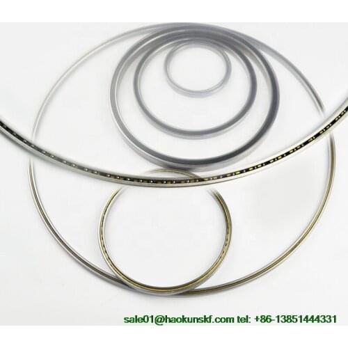KC075AR0/KC075CP0/KC075XP0 Reail-silm Thin-section bearing (7.5x8.25x0.375 in)(190.5x209.55x9.525 mm) High precision GCr15 Steel