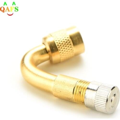 45 Degree Brass Air Tyre Extension Valve Motorcycle Car Truck Bicycle Scooter Wheels Rims & Accessories