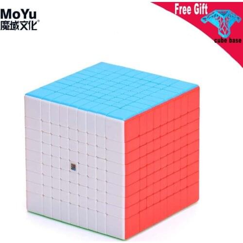MOYU Meilong Magic Cube 9x9 CuberSpeed stickerelss Cubing Classroom 9x9x9 Mofang Jiaoshi cubo magico Kids Toys Boys Puzzle