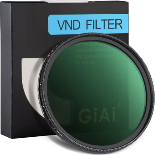 Premium Quality ND2-ND32 Camera Lens Variable Neutral Density ND Filters 82mm 77mm 72mm 67mm 62mm 58mm 55mm 52mm 49mm 46mm 43mm