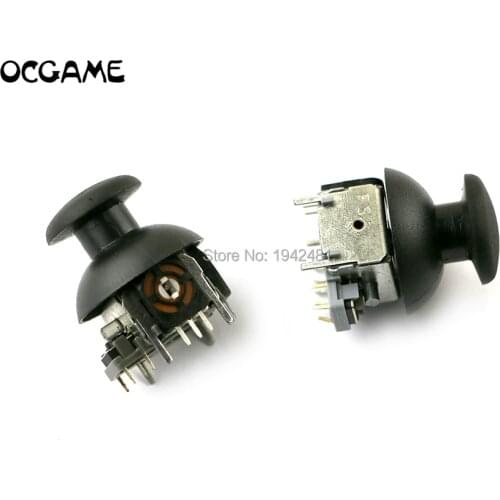 OCGAME 2sets/lot for PS2 Replacement 3D Analog Joystick + 3D Rocker Joystick Cap Shell Mushroom Caps thumbstick caps small hole