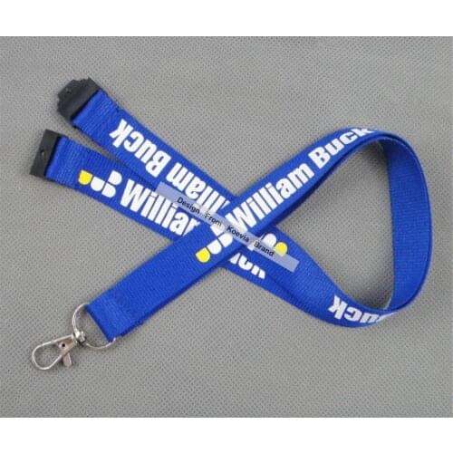 Wholesale fashion Custom logo Lanyard silk screen polyester printing Mobile Phone Straps Exhibition Meeting & work Lanyards