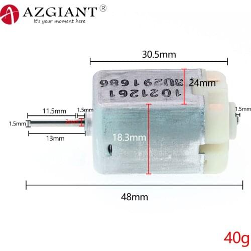 Original for Johnson 13mm O Spindle Car Door Lock Actuator Motor Trunk Rear View Mirror Motor Gas Tank Hatch Servo Motor 1021261